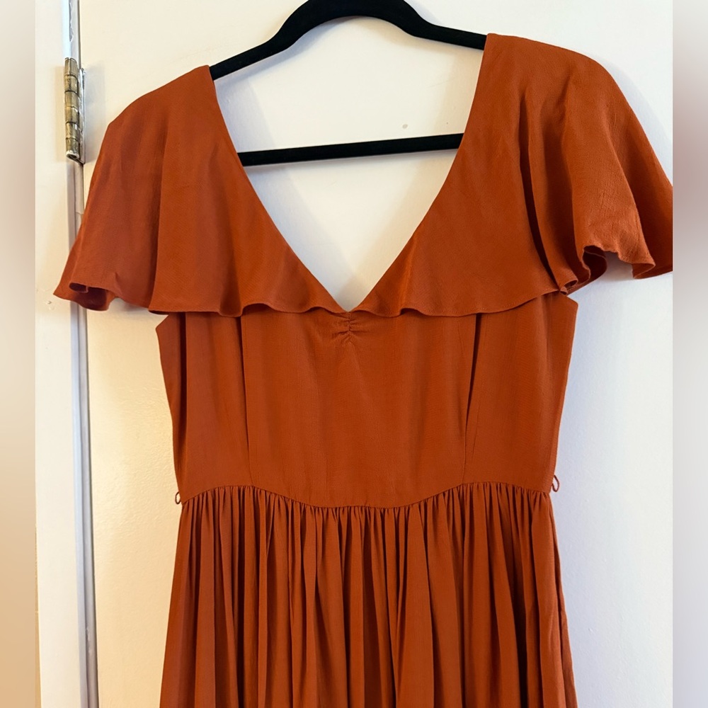 Christy Dawn The Monarch Dress in Rust - Picture 6 of 14